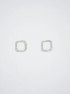 Earrings With Zirconia|Parfois Flash Sale