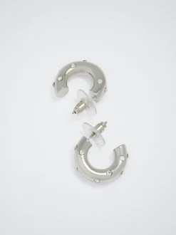 Hoop Earrings With Crystals|Parfois Cheap