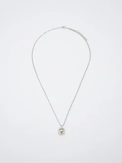 Stainless Steel Necklace With Crystals|Parfois Online