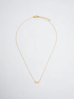 Silver Stainless Steel Necklace With Crystals|Parfois Sale