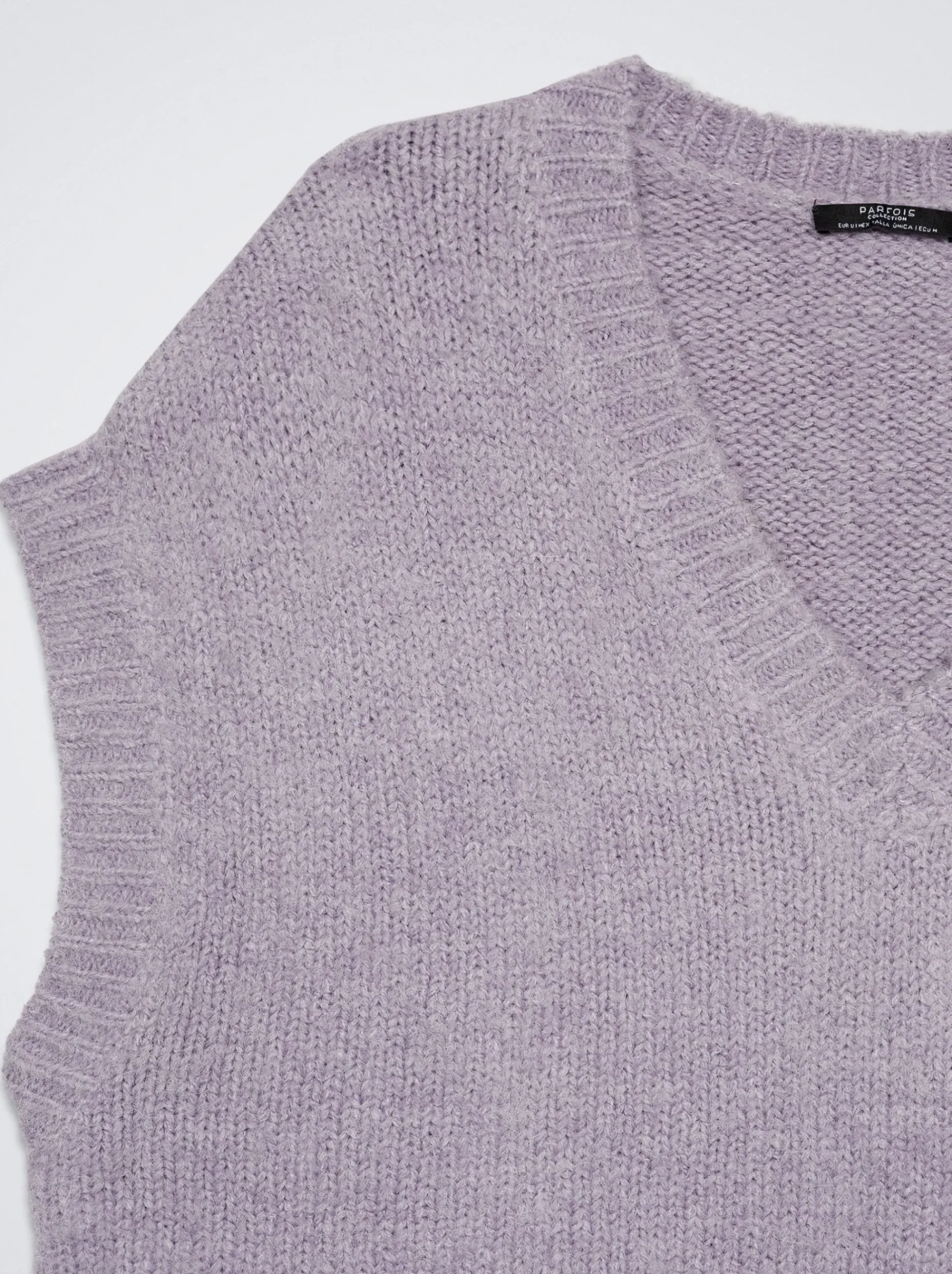 Sleeveless Knitted Vest|Parfois Discount