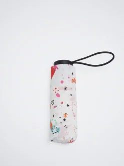 Small Heart Print Umbrella|Parfois Shop
