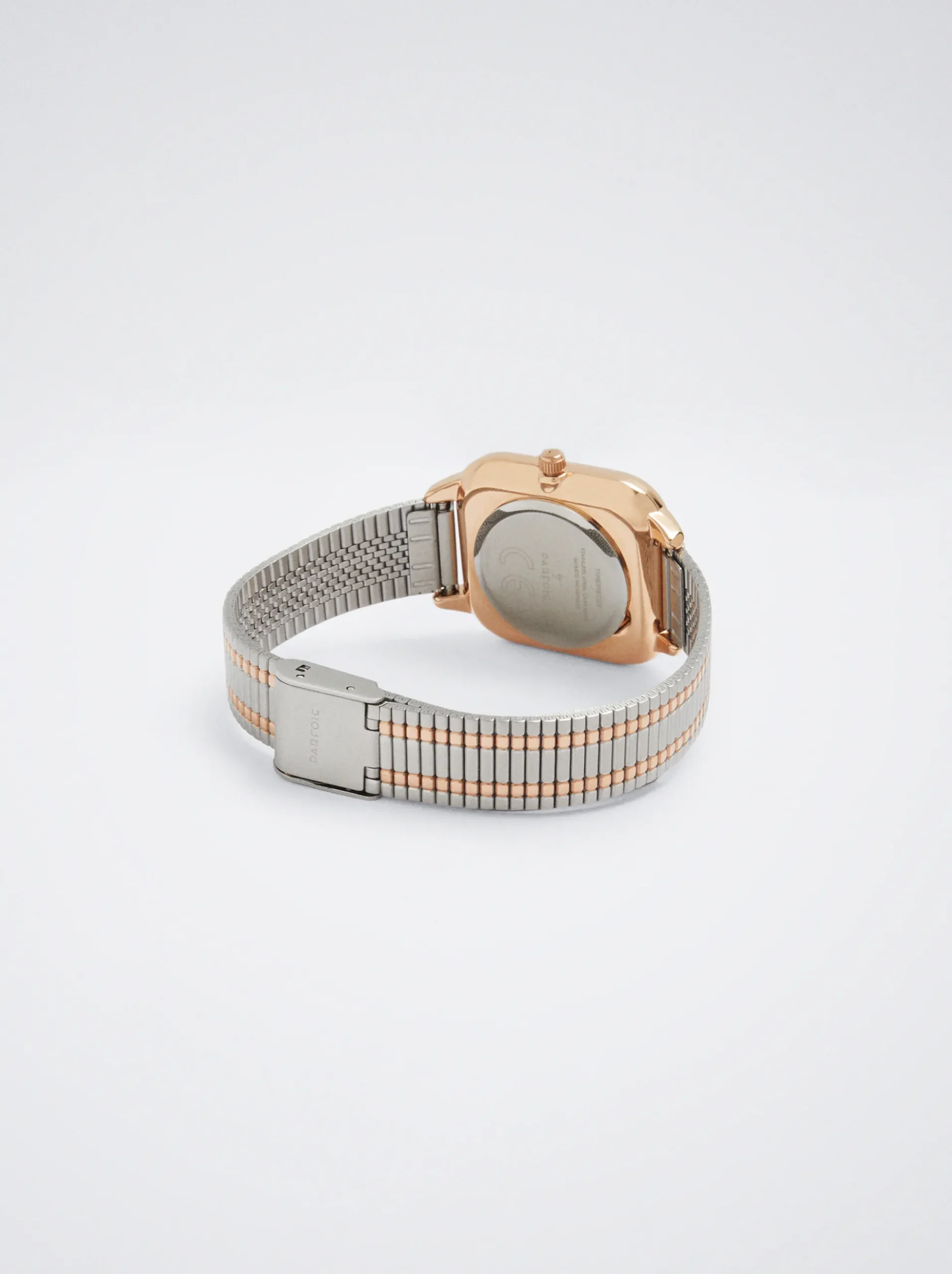 Square Case Stainless Steel Watch|Parfois Outlet