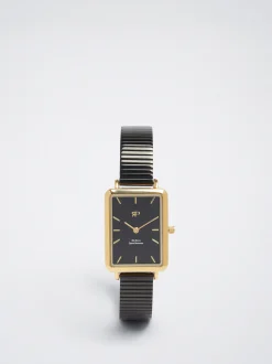 Square Case Stainless Steel Watch|Parfois Store