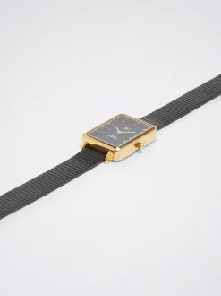 Square Case Stainless Steel Watch|Parfois Store
