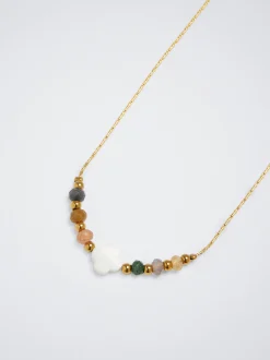 Stainless Steel Bracelet Semiprecious Stones|Parfois Fashion