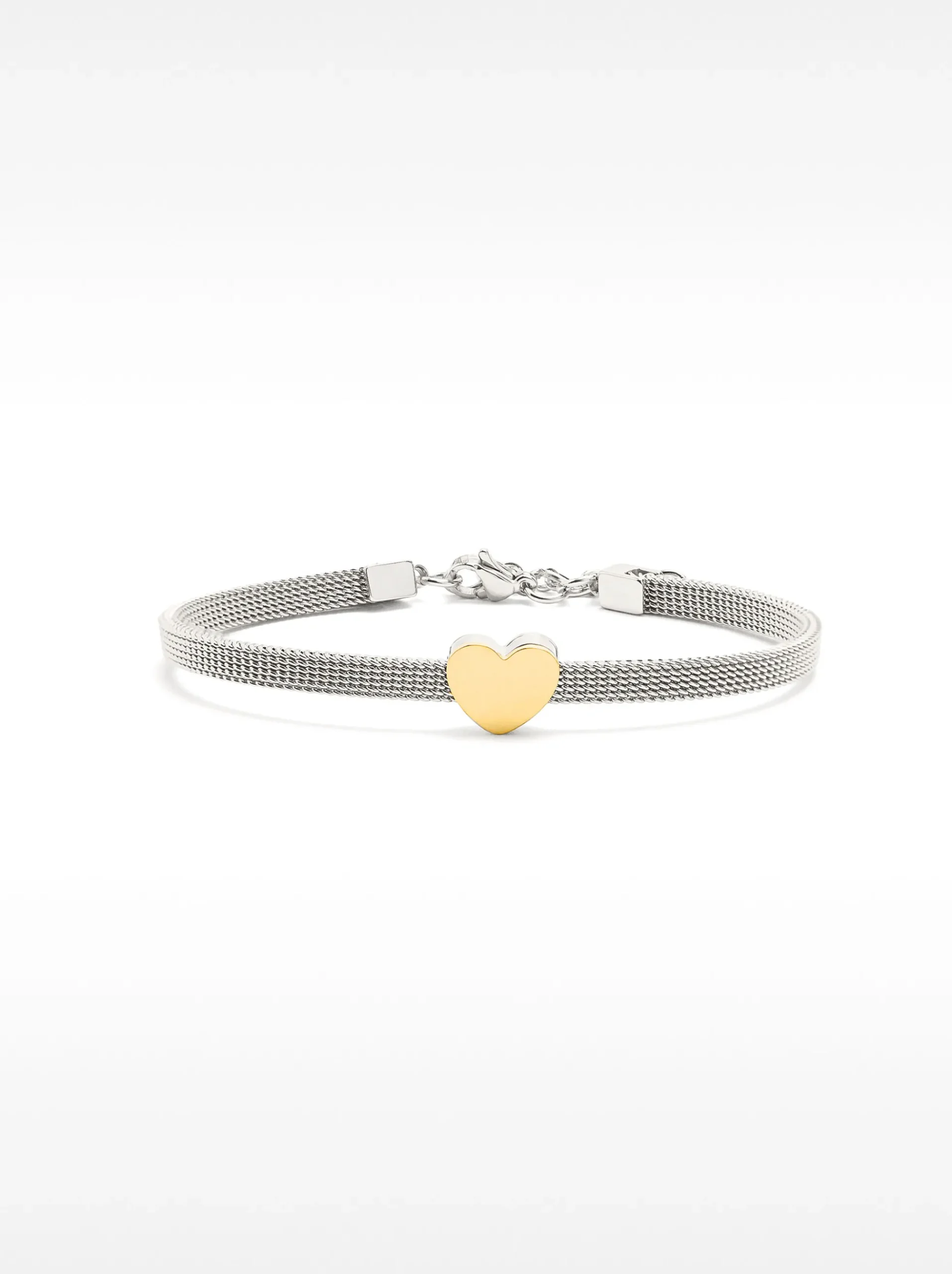Stainless Steel Bracelet With Heart|Parfois Online