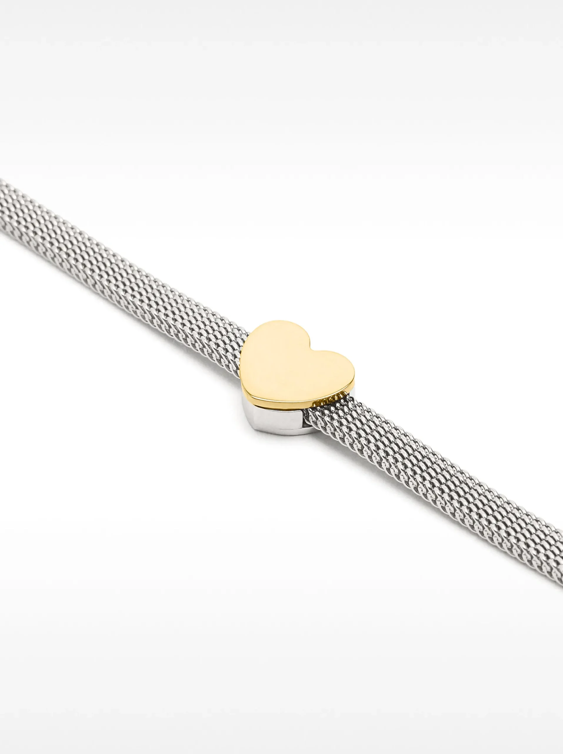 Stainless Steel Bracelet With Heart|Parfois Online