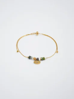 Stainless Steel Bracelet Semiprecious Stones|Parfois Hot