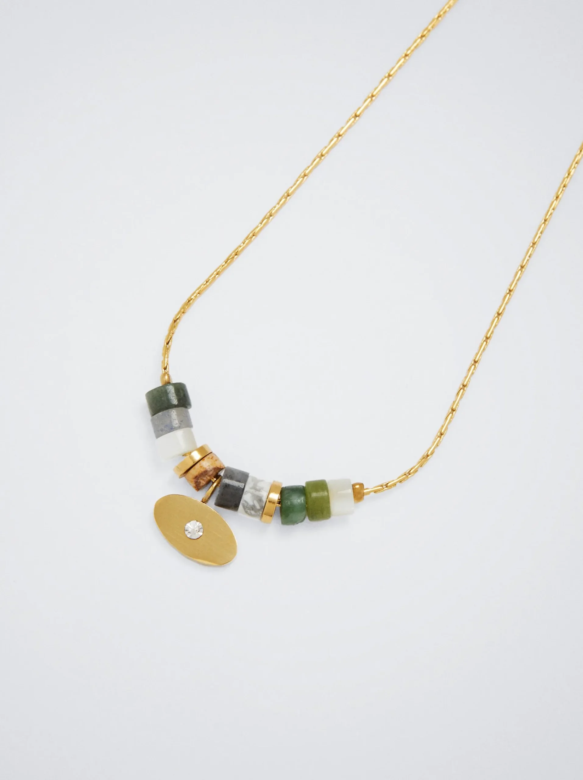 Stainless Steel Bracelet Semiprecious Stones|Parfois Hot
