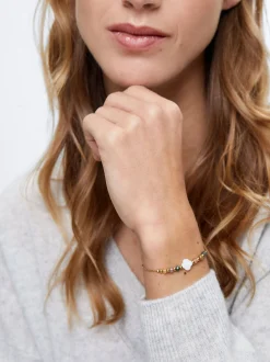 Stainless Steel Bracelet Semiprecious Stones|Parfois Cheap