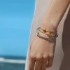 Stainless Steel Bracelet With Shamrock|Parfois Online