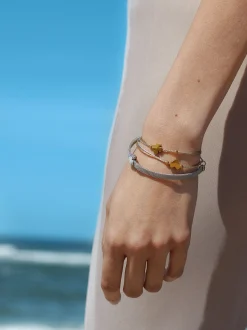 Stainless Steel Bracelet With Shamrock|Parfois Online
