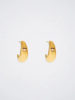Stainless Steel Crystals Hoop Earrings|Parfois Online