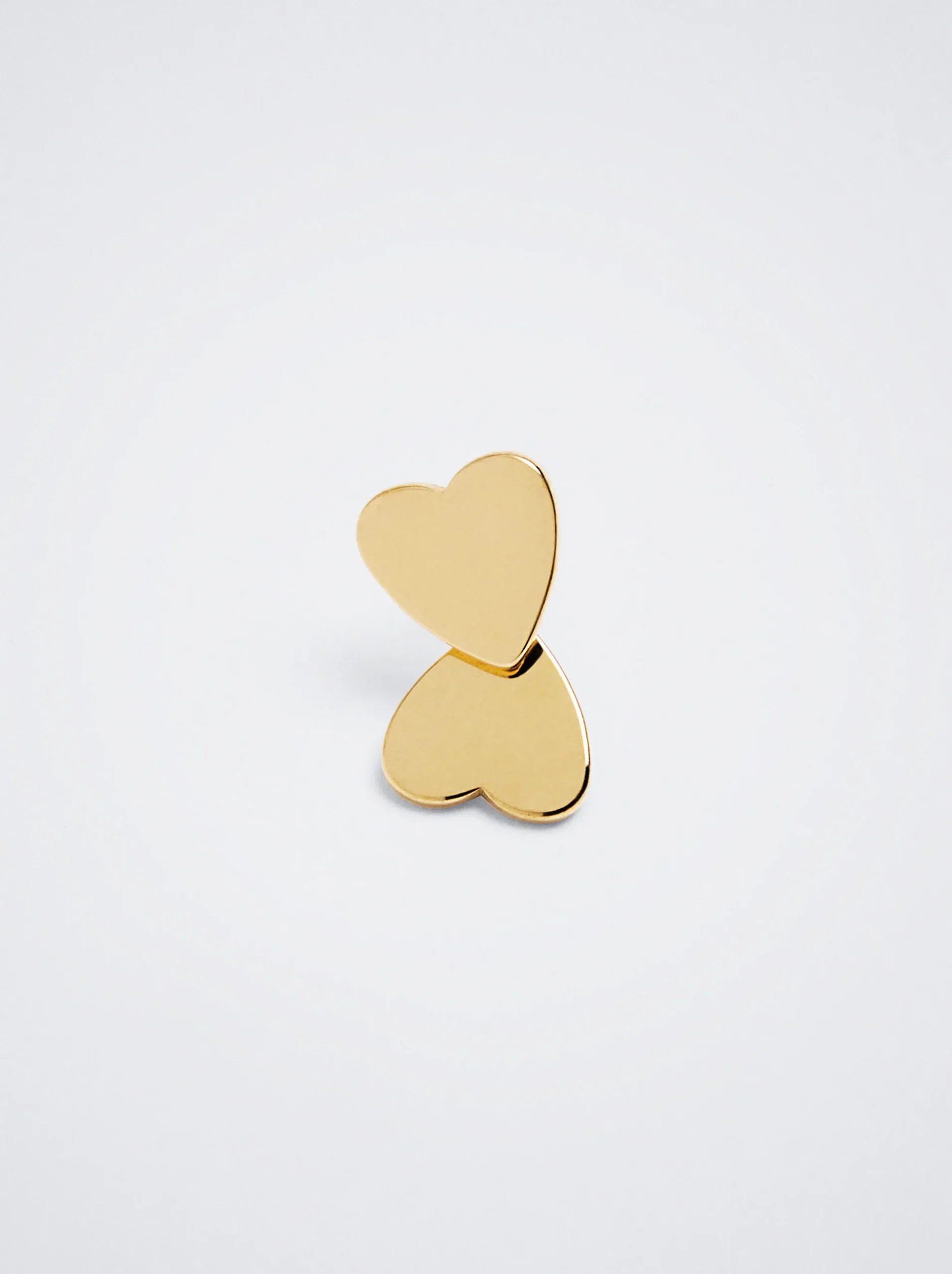 Stainless Steel Earrings With Hearts|Parfois Clearance