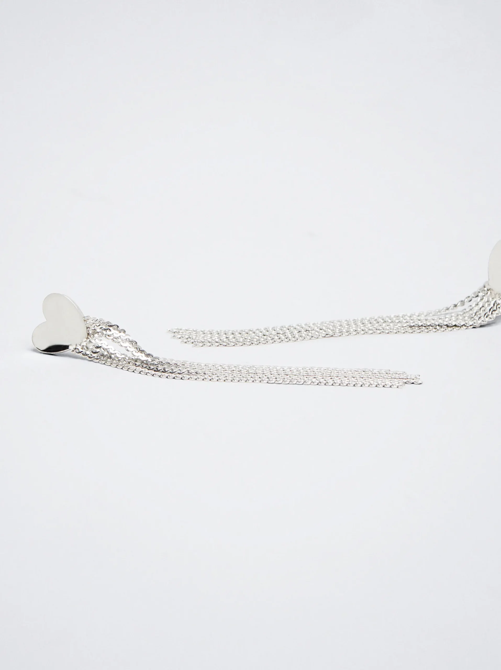 Stainless Steel Earrings With Heart|Parfois Best