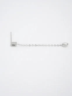 Stainless Steel Earrings With Crystals|Parfois Outlet