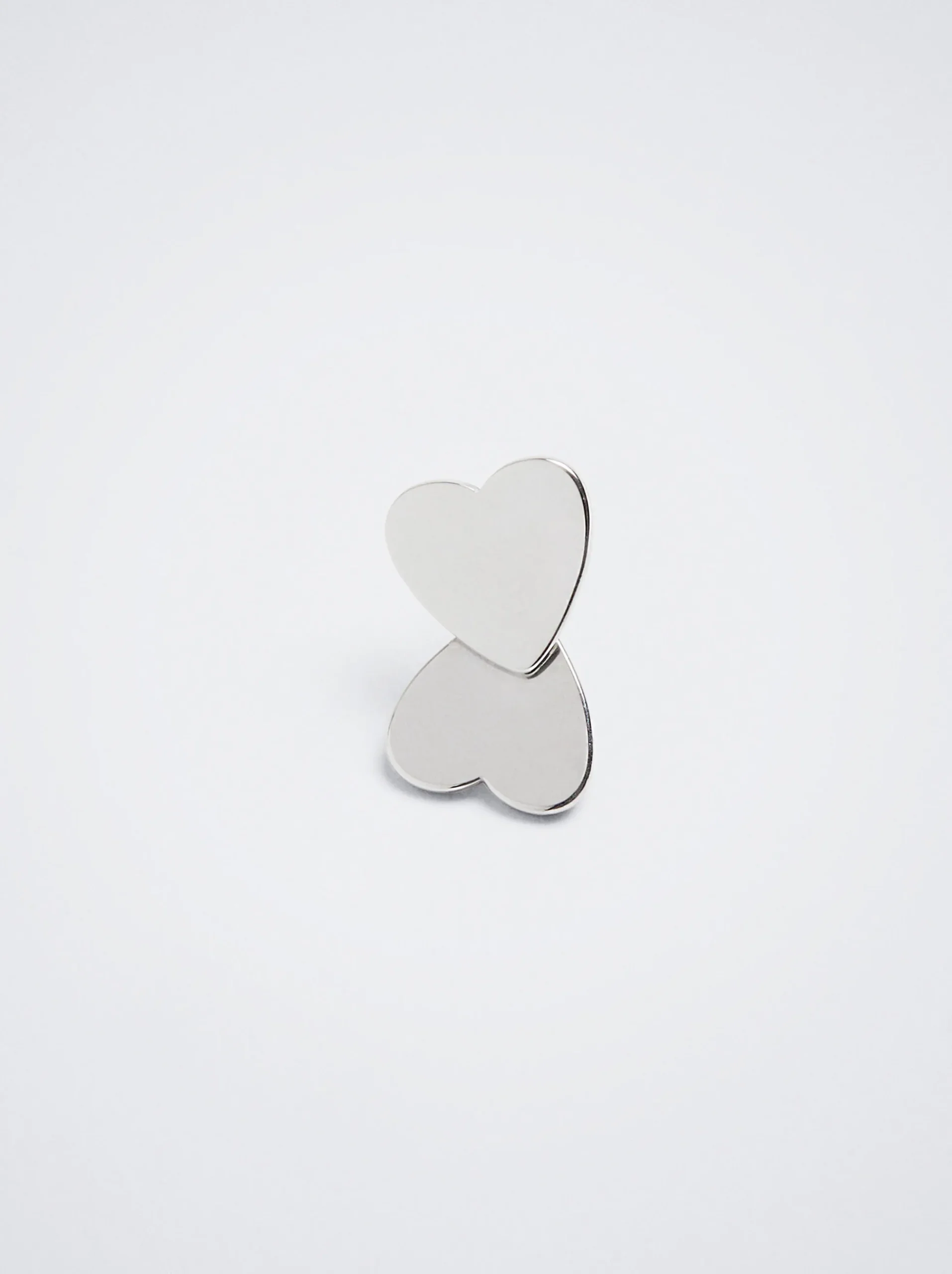 Stainless Steel Earrings With Hearts|Parfois Hot