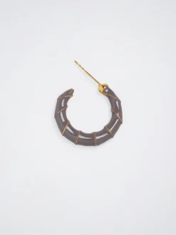 Stainless Steel Enamel Hoop Earrings|Parfois Discount