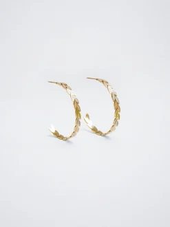 Stainless Steel Enamel Hoop Earrings|Parfois New