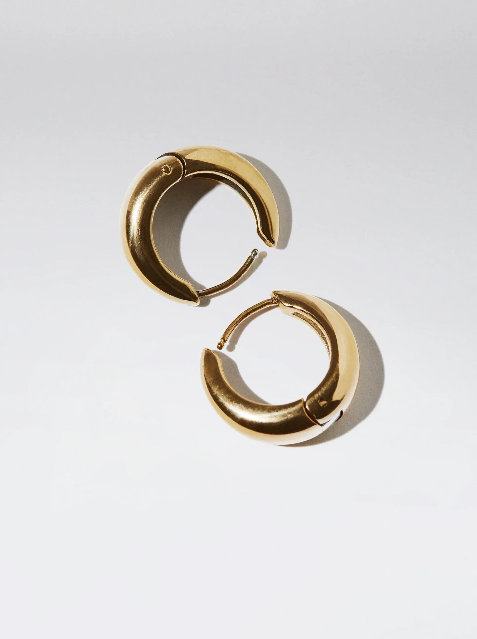 Stainless Steel Hoop Earrings|Parfois Sale