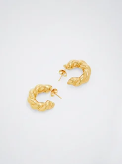 Stainless Steel Hoop Earrings|Parfois Hot