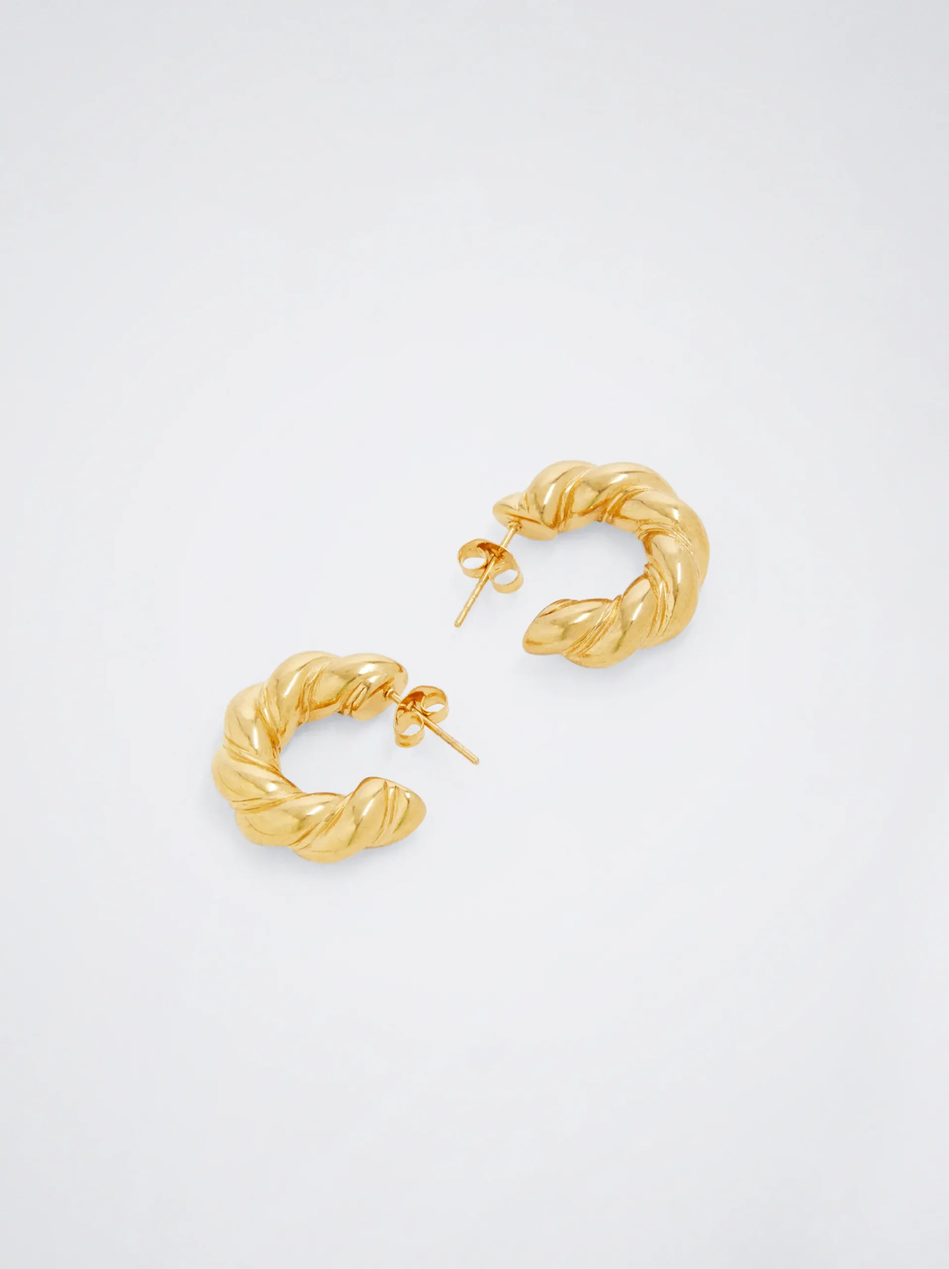 Stainless Steel Hoop Earrings|Parfois Hot