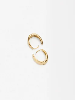 Stainless Steel Hoop Earrings|Parfois Best Sale