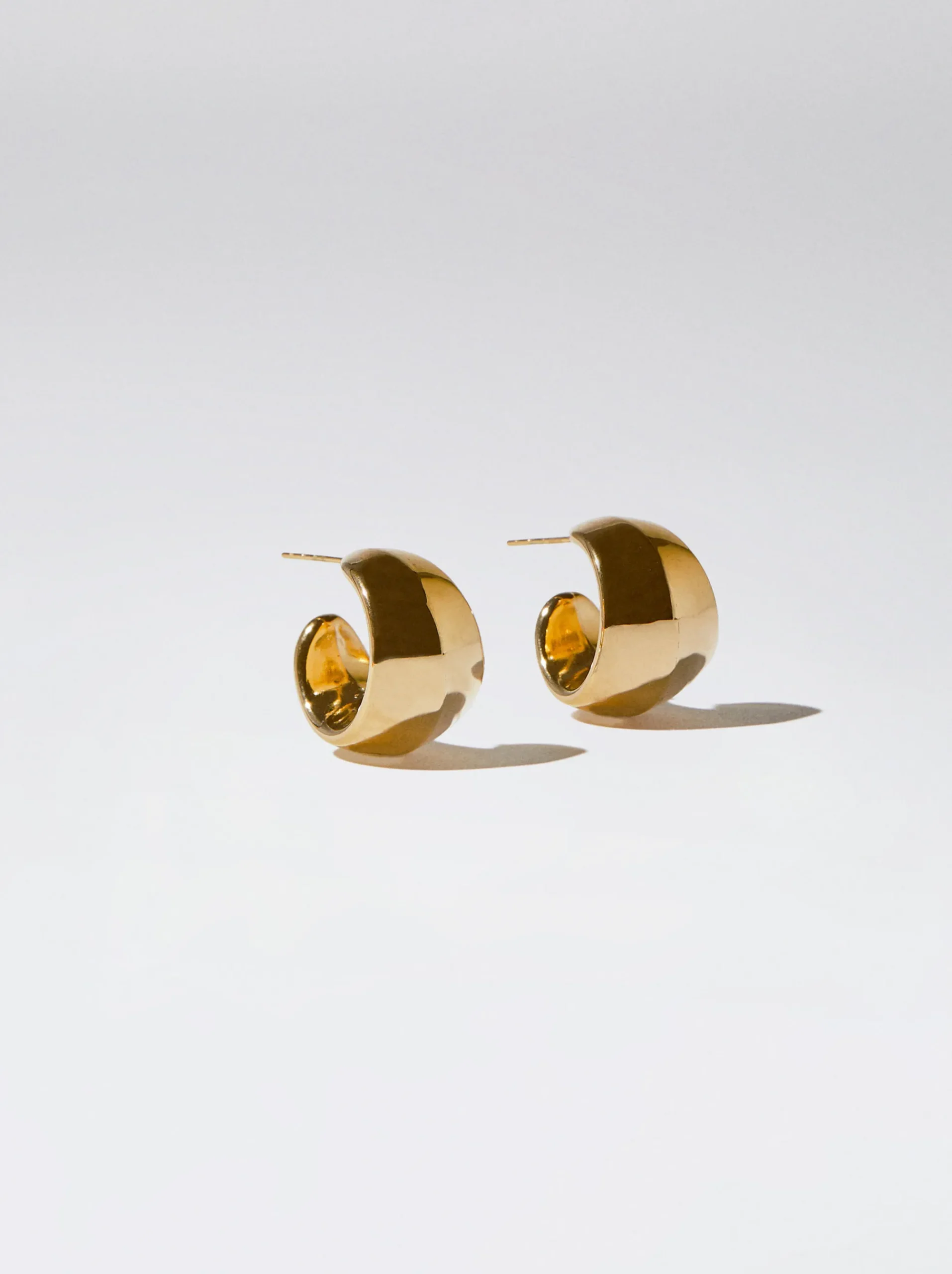 Stainless Steel Hoop Earrings|Parfois Sale