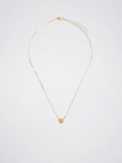 Stainless Steel Necklace With Heart|Parfois Shop