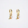 Stainless Steel Hoops With Semiprecious Stone|Parfois Best Sale