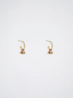 Stainless Steel Hoops With Semiprecious Stone|Parfois Best Sale