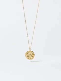 Stainless Steel Libra Necklace|Parfois Outlet