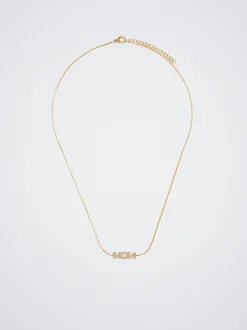 Stainless Steel Mom Necklace With Zirconia|Parfois Best Sale