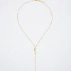 Stainless Steel Necklace With Charms And Strass|Parfois Flash Sale