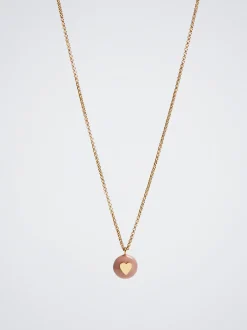 Stainless Steel Necklace With Heart|Parfois Cheap