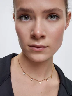 Stainless Steel Necklace With Hearts|Parfois New