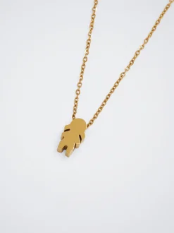 Stainless Steel Necklace With Girl Charm|Parfois Sale