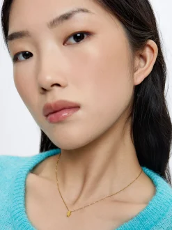 Stainless Steel Necklace With Girl Charm|Parfois Sale