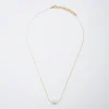 Stainless Steel Necklace With Pearl|Parfois Discount