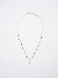 Stainless Steel Necklace With Freshwater Pearl|Parfois Best Sale