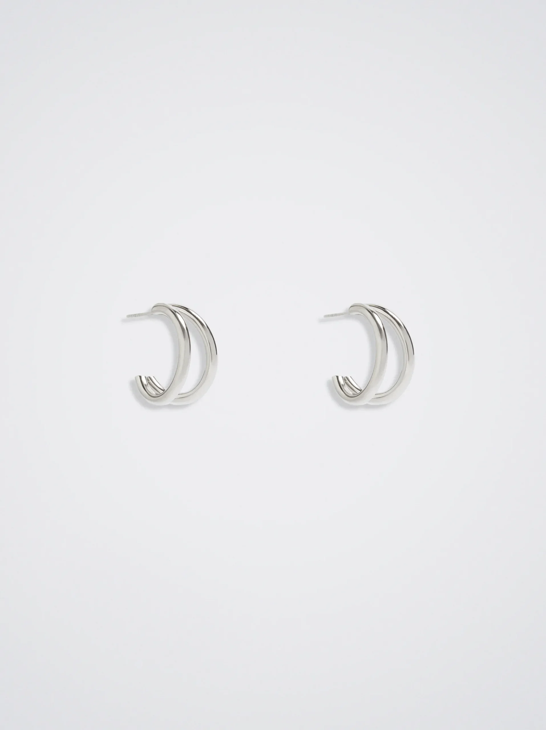 Stainless Steel Hoop Earrings|Parfois New