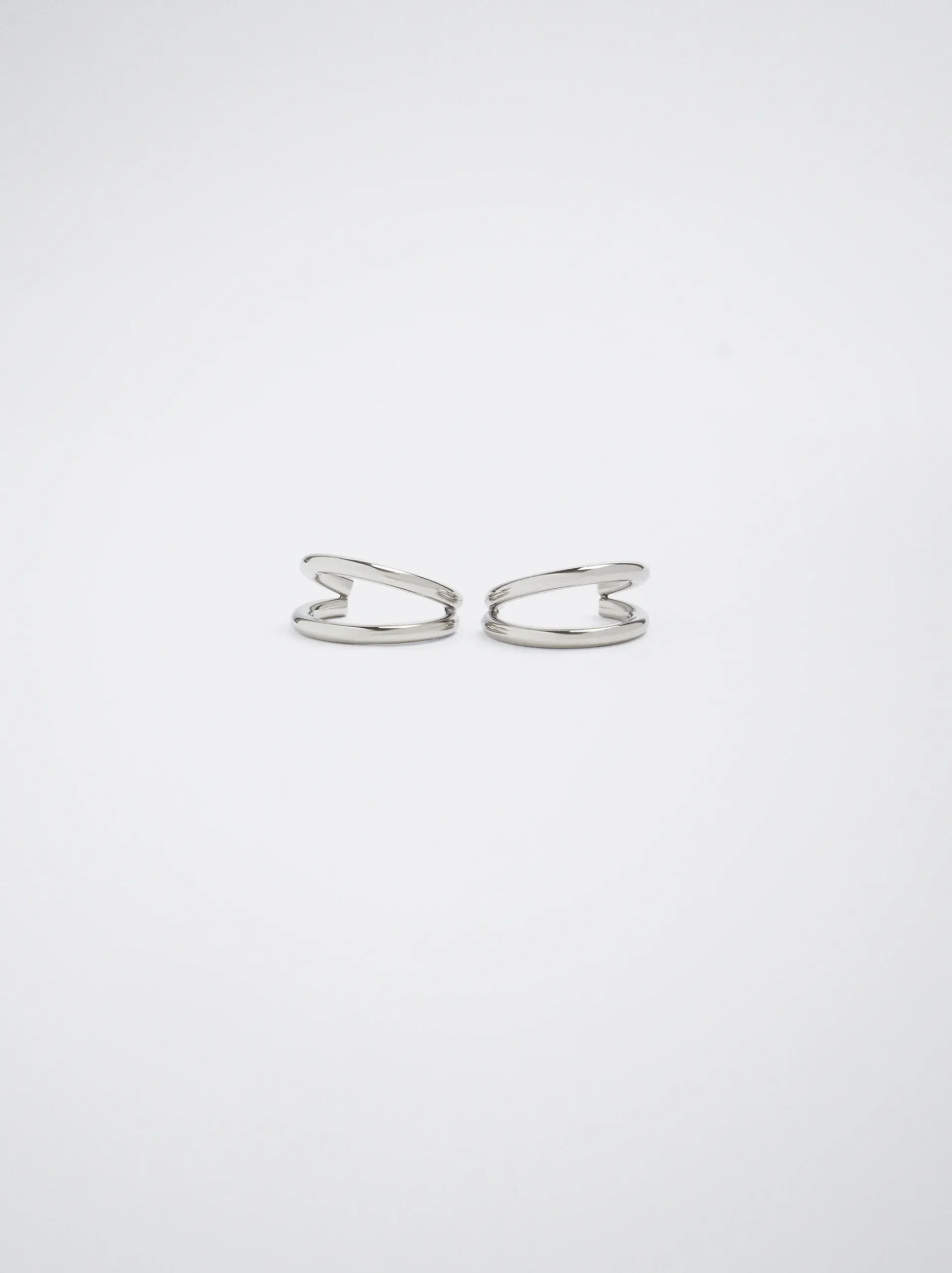 Stainless Steel Hoop Earrings|Parfois New