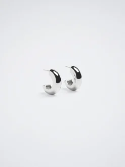 Stainless Steel Hoop Earrings|Parfois Hot