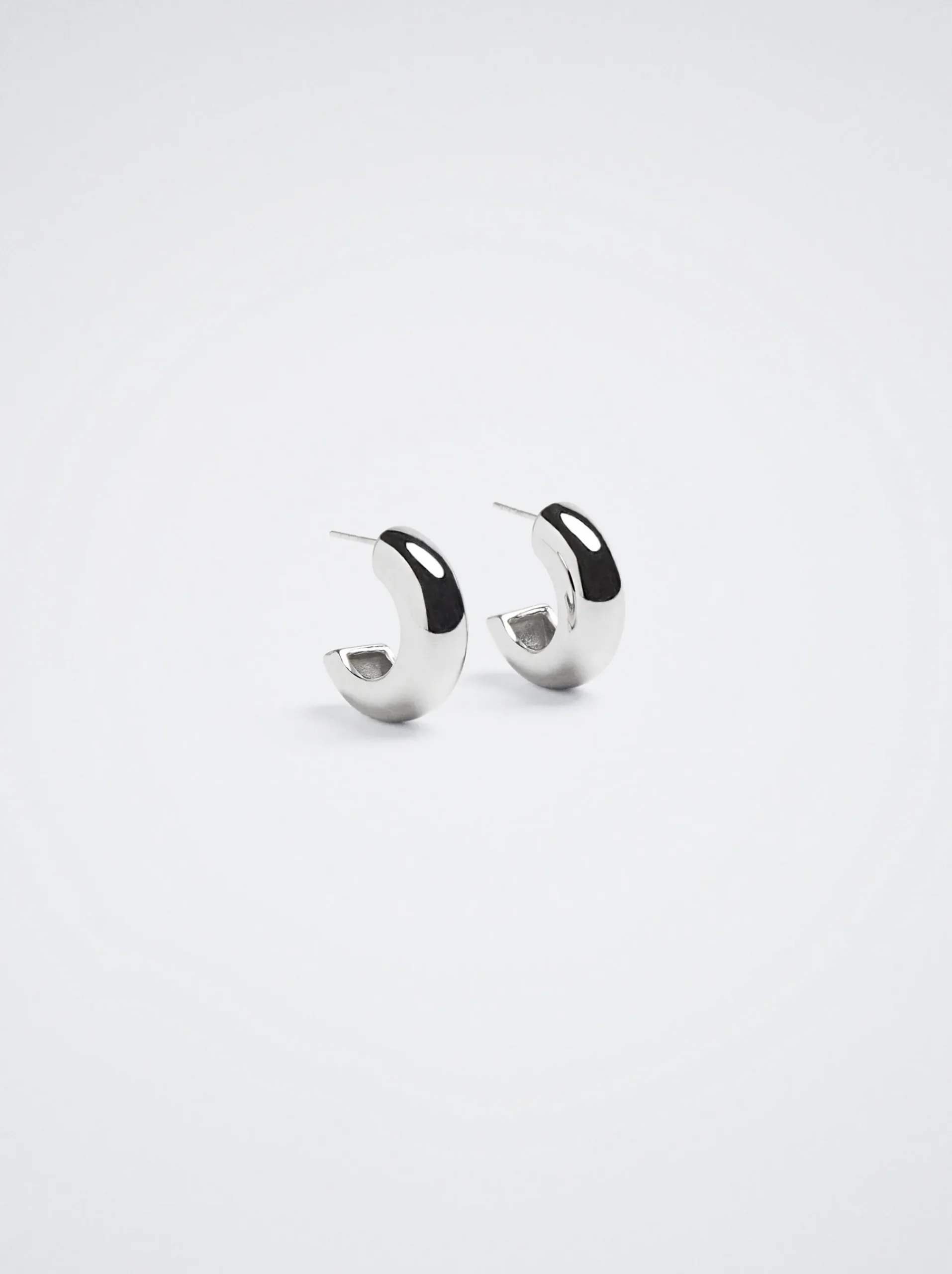 Stainless Steel Hoop Earrings|Parfois Hot