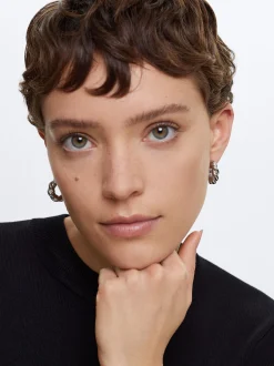 Stainless Steel Hoop Earrings|Parfois Shop