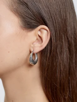 Stainless Steel Hoop Earrings|Parfois Clearance