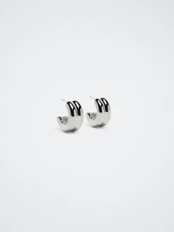 Stainless Steel Hoop Earrings|Parfois Discount