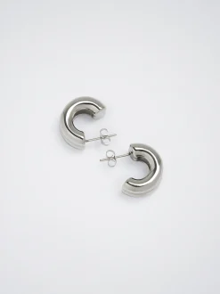 Stainless Steel Hoop Earrings|Parfois Discount