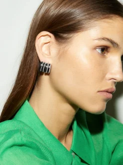 Stainless Steel Hoop Earrings|Parfois Discount